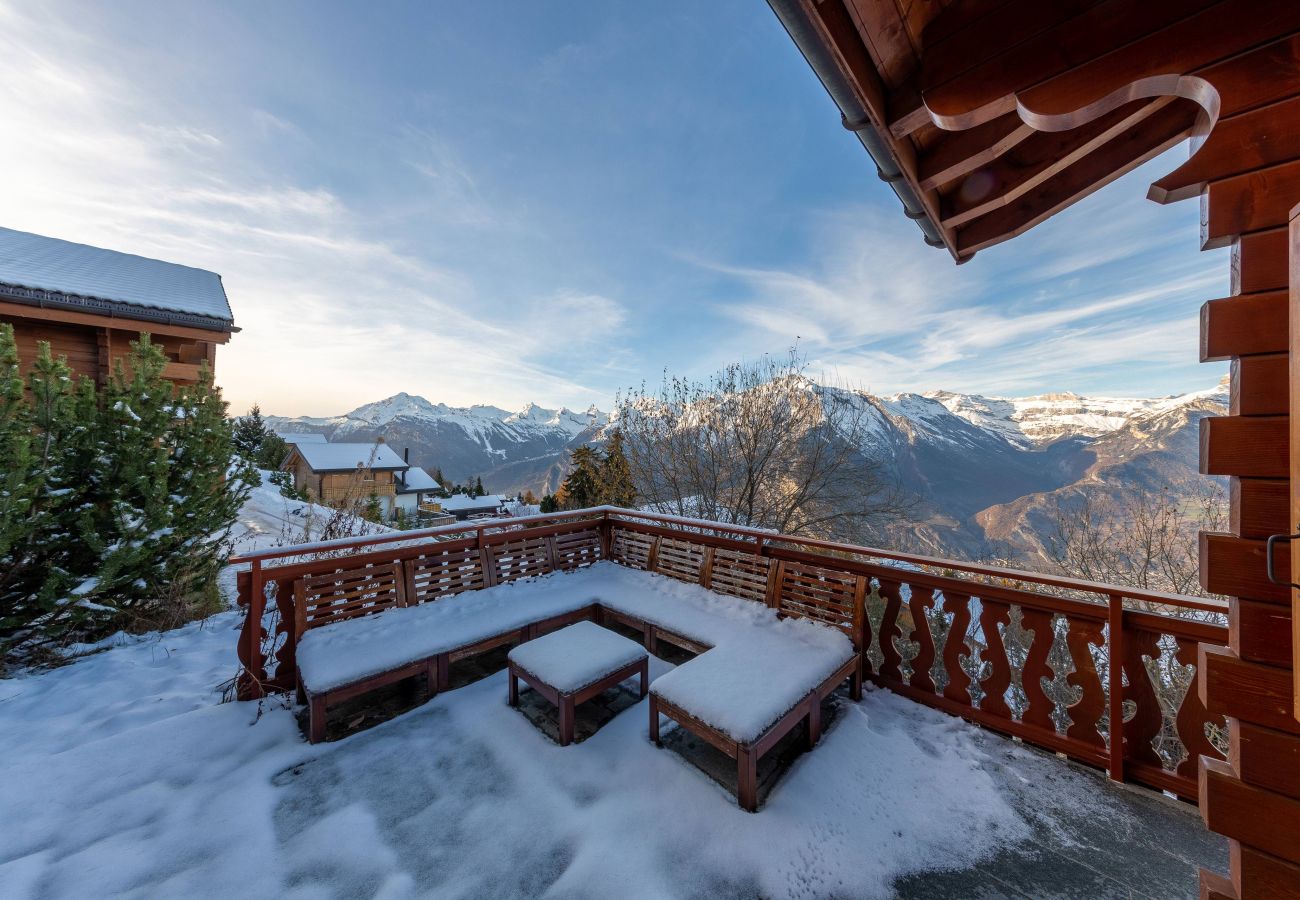 Chalet in Haute-Nendaz - Chalet Ciel de Lit - Vue imprenable