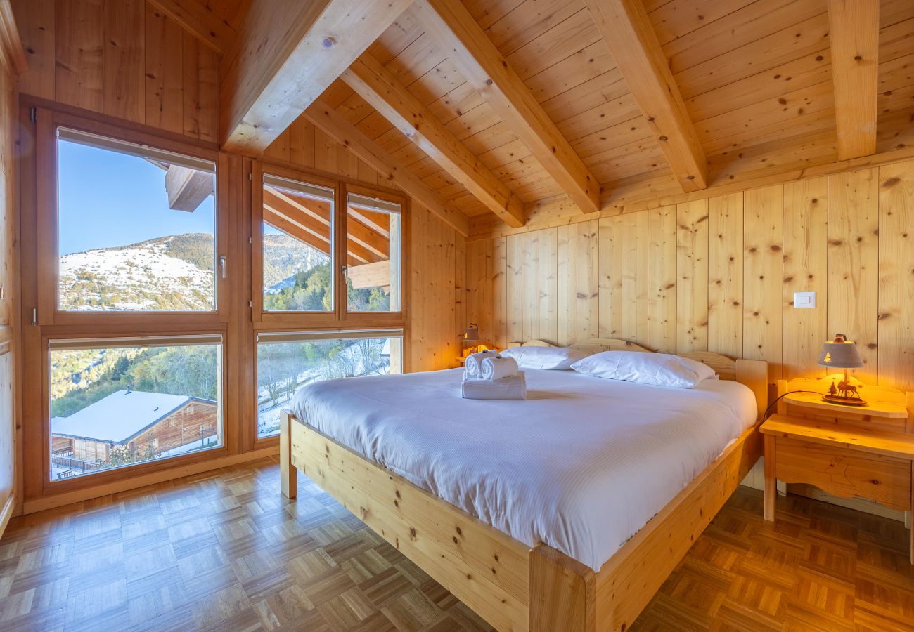 Chalet in Haute-Nendaz - Chalet Vansamis, views & sauna