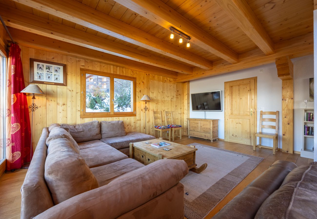 Chalet in Haute-Nendaz - Chalet Vansamis, views & sauna